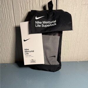 Nike Mercurial Lite Shin Guards Adult Unisex Sz Large Pink/White W Sleeves